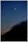 � P. Wienerroither; Mond und Venus, 29.11.2000, Canon EOS + 80 mm Obj., Kodak Elite 100, Autom. Bel.