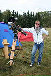 � N. Kloth; 8. IHT-Reinsehlen vom 26. - 28. September 2008: Egal wo, ich mu� Oliver immer mit seinem Teleskop fotografieren.