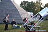 � N. Kloth; 8. IHT-Reinsehlen vom 26. - 28. September 2008: Christian Harder ist f�r die Nacht ger�stet und wartet auf schwache Kometen.