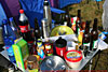� N. Kloth; 8. IHT-Reinsehlen vom 26. - 28. September 2008: Was so alles auf einen kleinen Tisch pa�t. Naja, selbst den Weihnachtsmann hat es erwischt.